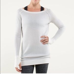 Reversible Chai Time Lululemon Cream/Grey Sweater